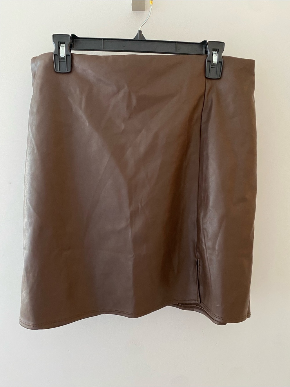Faux Leather Mini Skirt